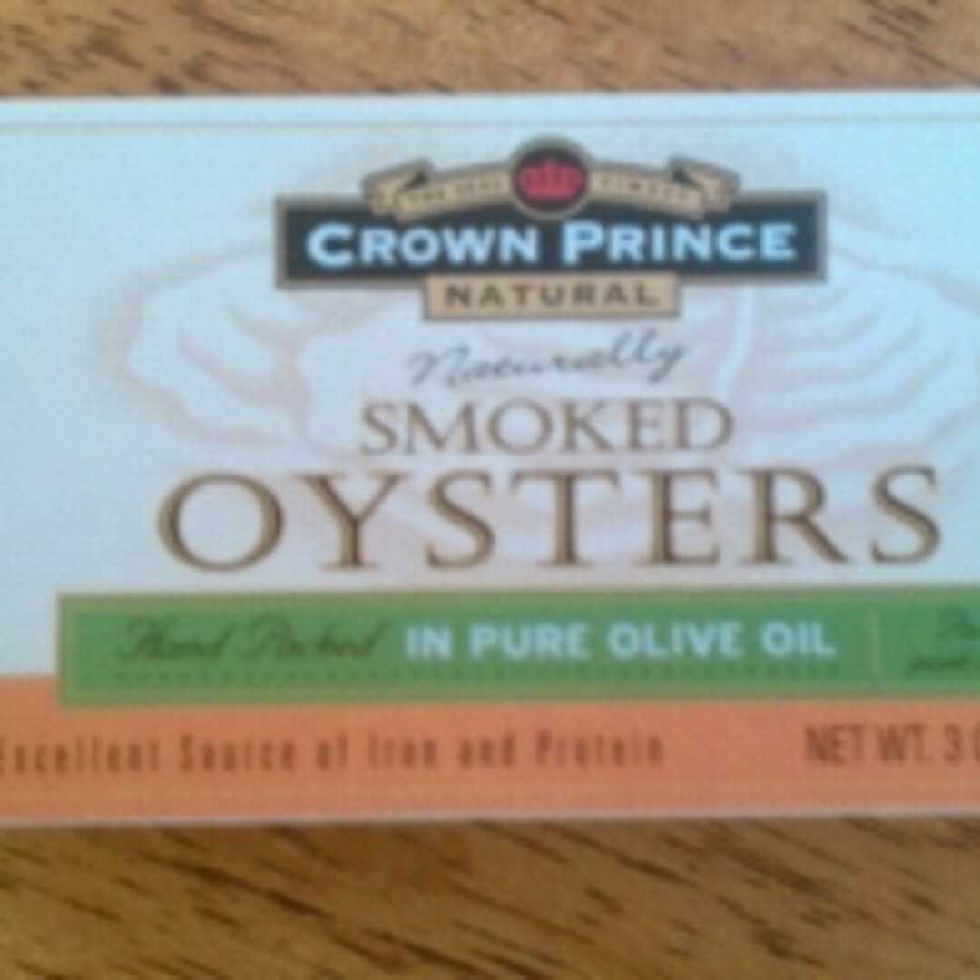 Crown Prince Naturally Smoked Oysters in Pure Olive Oil