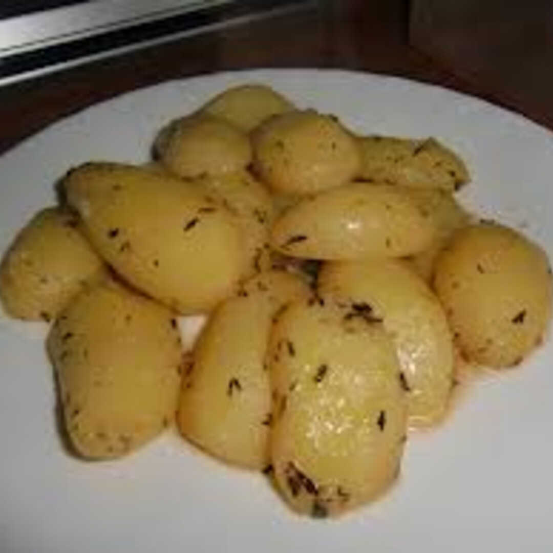 Ofenkartoffel (ohne Schale gegessen)