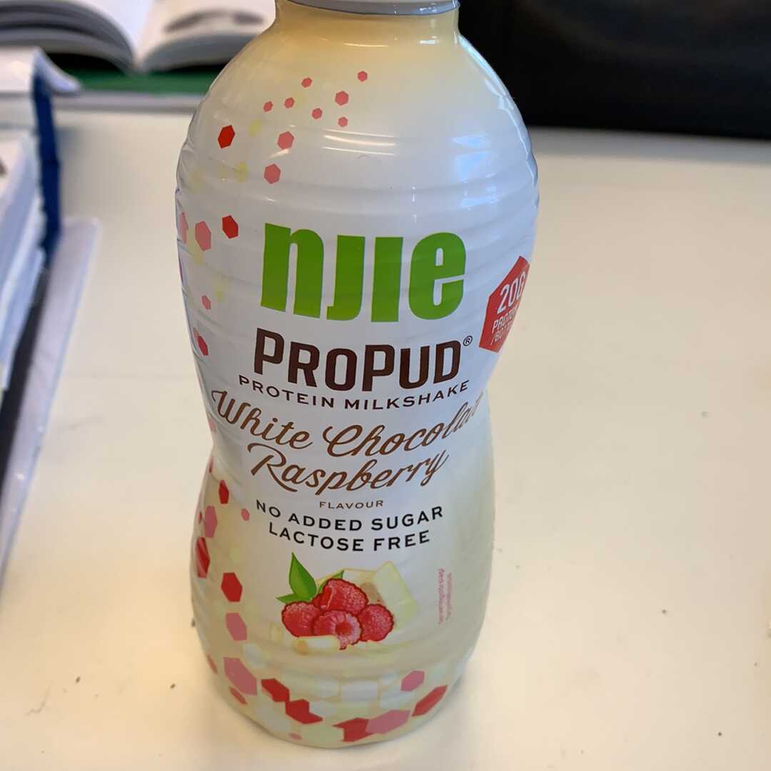 Njie ProPud Proteinmilkshake White Chocolate Raspberry