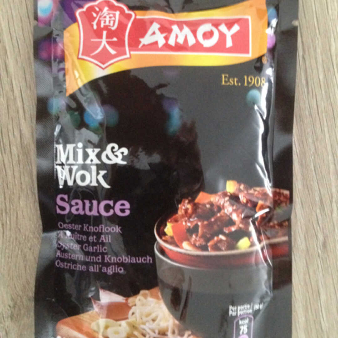 Amoy Mix & Wok Sauce Oester Knoflook