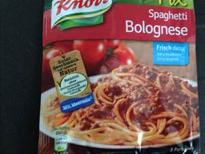 Knorr Fix für Spaghetti Bolognese