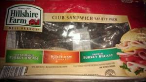 Hillshire Farm Deli Select Club Sandwich - Oven Roasted Turkey Breast