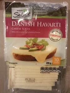 Woolworths Select Danish Havarti Cheese Slices