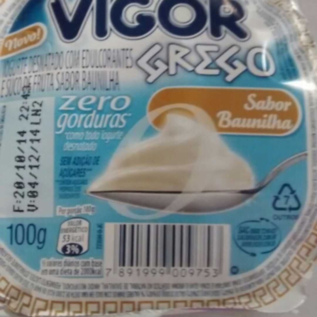 Vigor Iogurte Grego Zero Baunilha