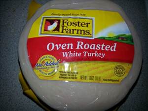 Foster Farms Oven Roasted White Turkey Slices