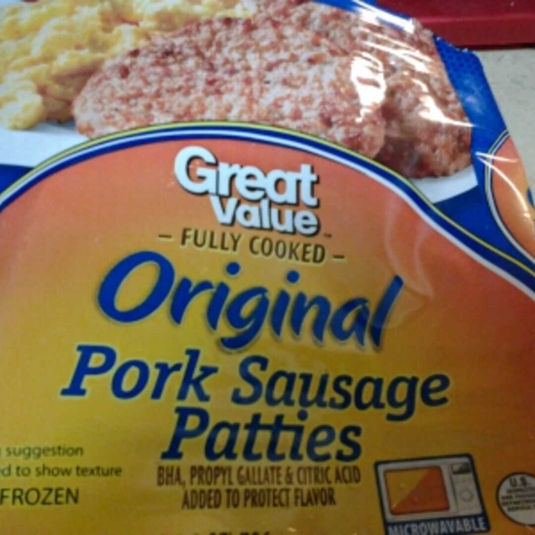 Great Value Pork Sausage Patty