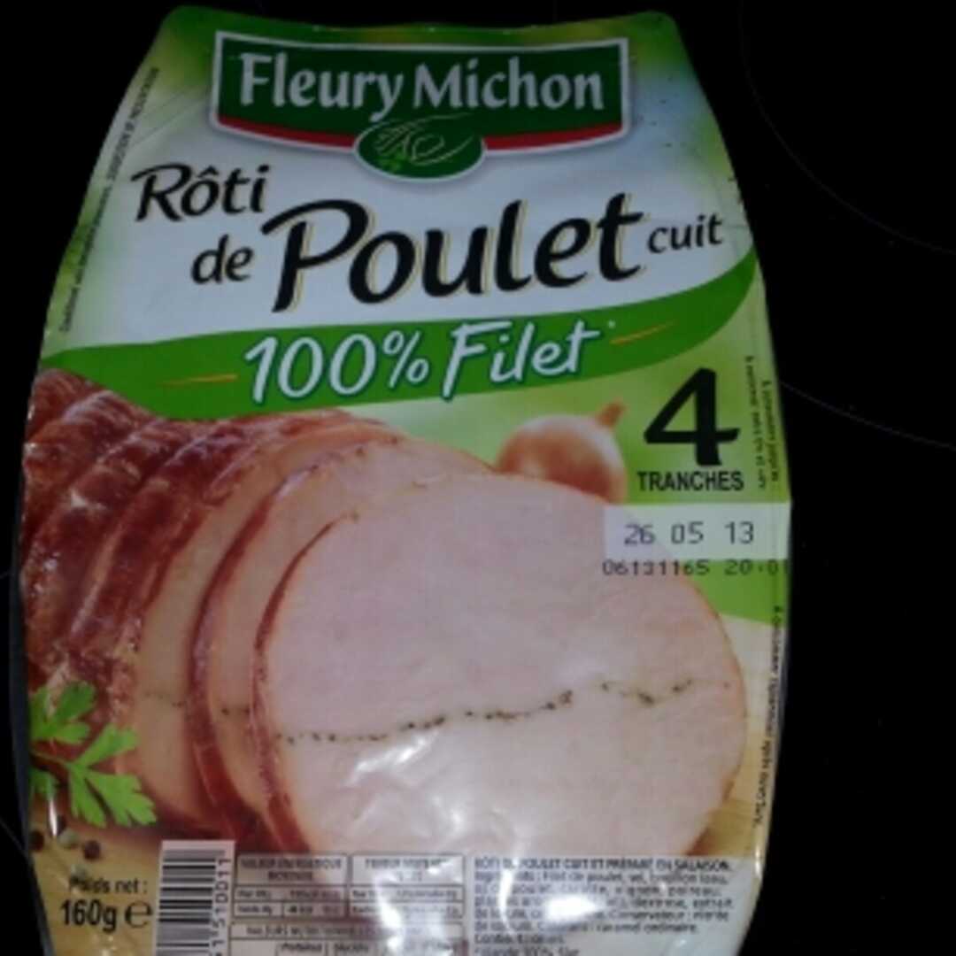 Fleury Michon Rôti de Poulet Cuit 100% Filet (50g)