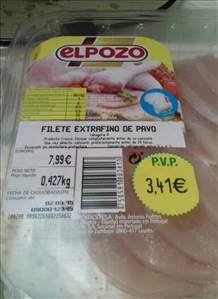 ElPozo Filete Extrafino de Pavo