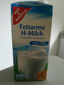 Gut & Günstig Fettarme H-Milch 1,5% Fett