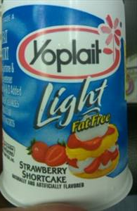 Yoplait Light Fat Free Yogurt - Strawberry Shortcake
