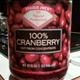 Trader Joe's Organic 100% Cranberry Juice