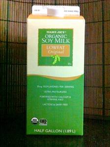 Trader Joe's Organic Soy Milk Lowfat Original