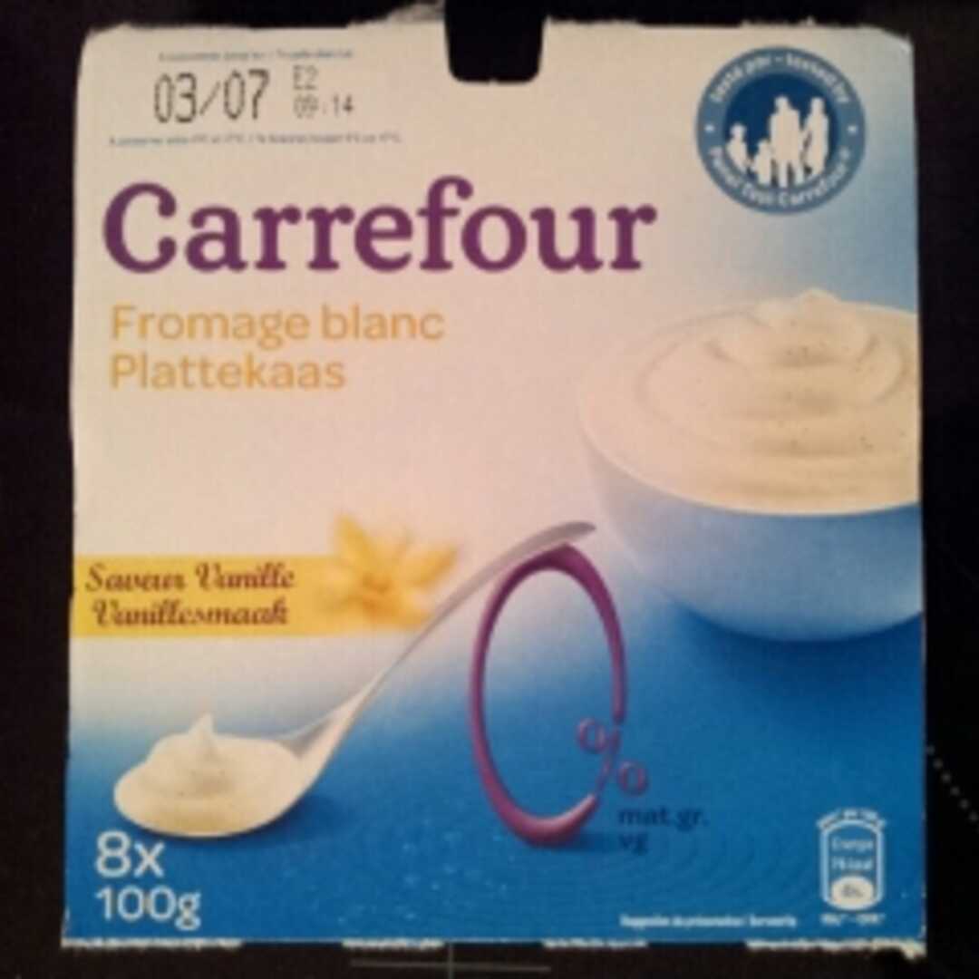 Carrefour Fromage Blanc Vanille 0%