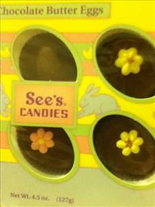 See's Candies Chocolate Butter Eggs