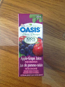 Oasis Apple-Grape Juice