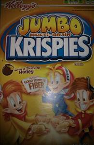 Kellogg's Jumbo Multi-Grain Krispies with a Touch of Honey Cereal