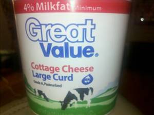 Great Value Large Curd Cottage Cheese