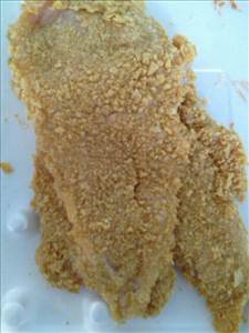Baked or Fried Coated Chicken Breast Skinless (Coating Eaten)