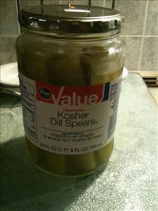 Kroger Kosher Dill Pickle Spears