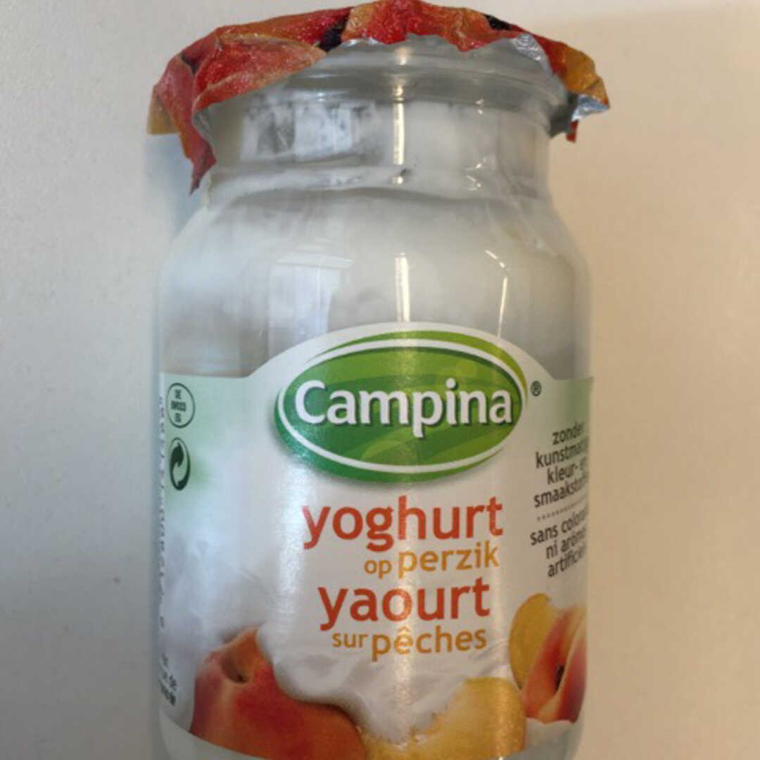 Campina Yoghurt op Perzik