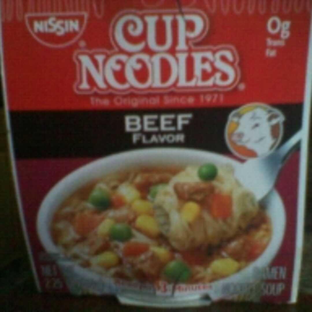 Nissin Cup Noodles Beef Flavor