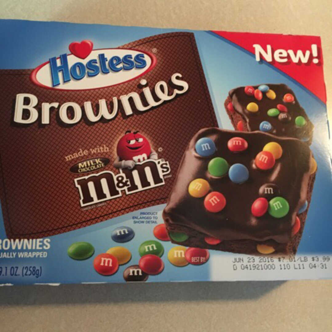 Hostess M&M Brownies