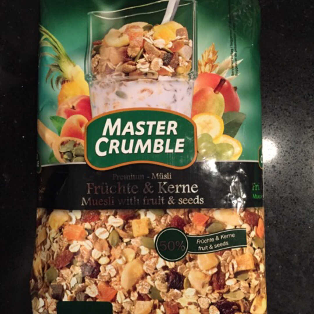 Master Crumble Premium Müsli Früchte & Kerne