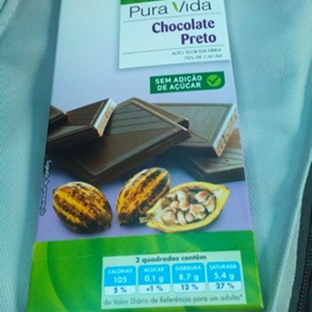 Pingo Doce Chocolate Preto Pura Vida