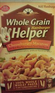 Betty Crocker Whole Grain Hamburger Helper - Cheeseburger Macaroni