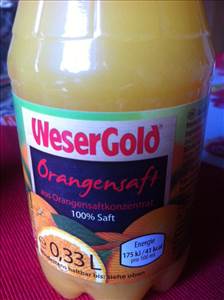 Wesergold Milder Orangensaft