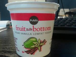 Publix Fruit on the Bottom Low Fat Yogurt - Pear & Vanilla