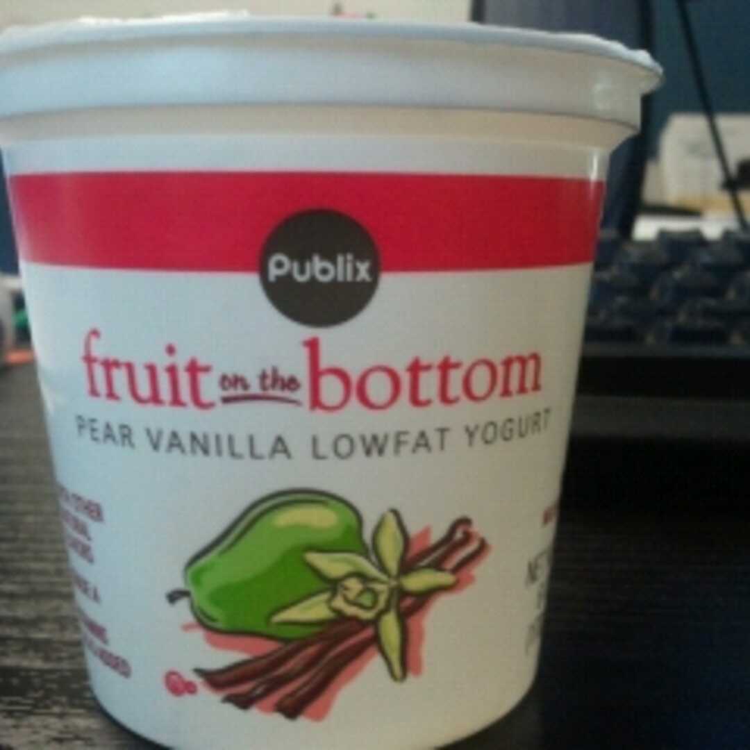 Publix Fruit on the Bottom Low Fat Yogurt - Pear & Vanilla