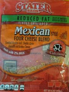 Stater Bros. Reduced Fat Mexican Style Four Cheese Blend