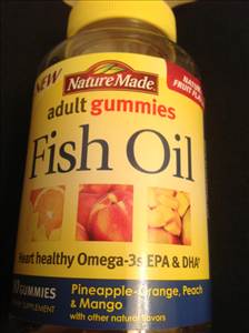 Nature Made Adult Gummies Fish Oil