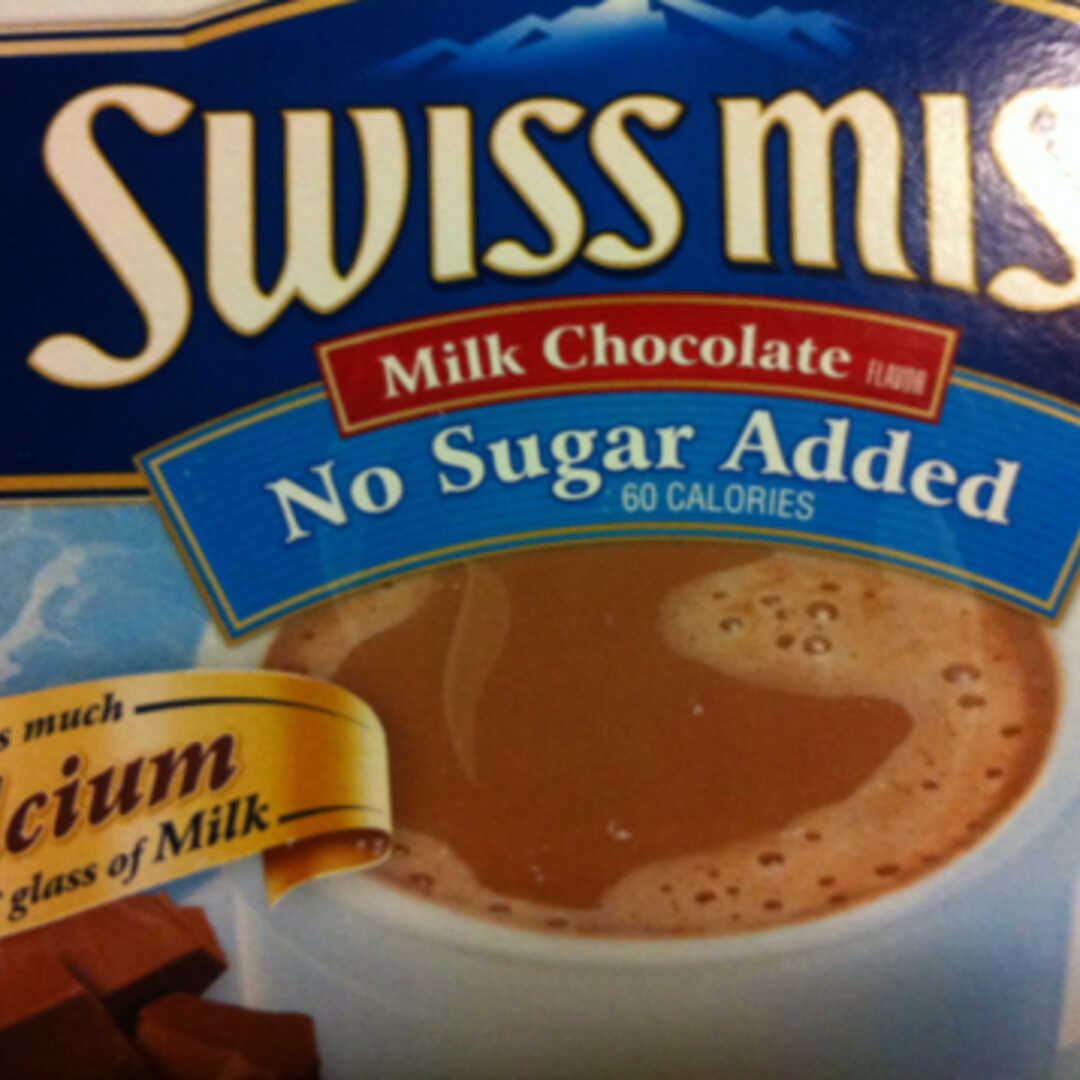 Swiss Miss Milk Chocolate No Sugar Added with Calcium Hot Cocoa Mixu