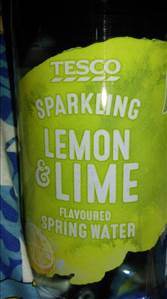 Tesco Sparkling Water Lemon & Lime