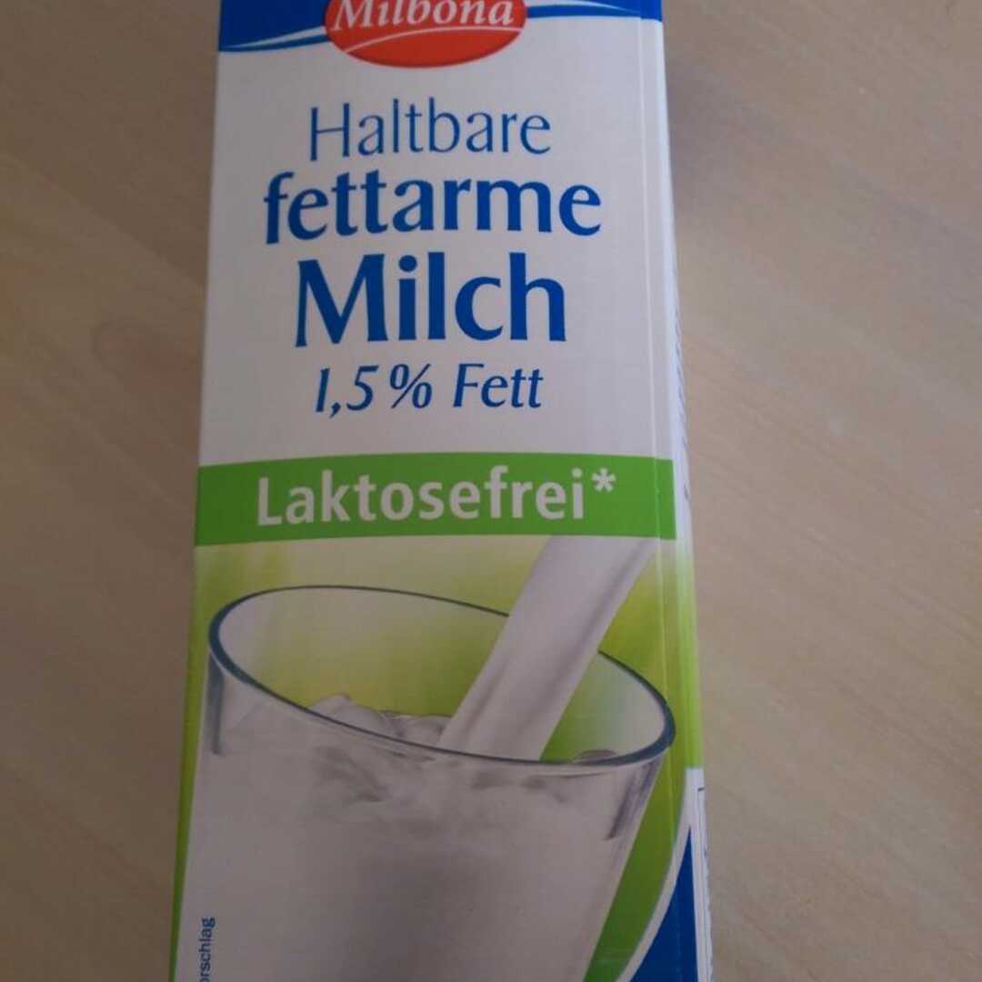 Milbona Haltbare Fettarme Milch 1,5% Laktosefrei