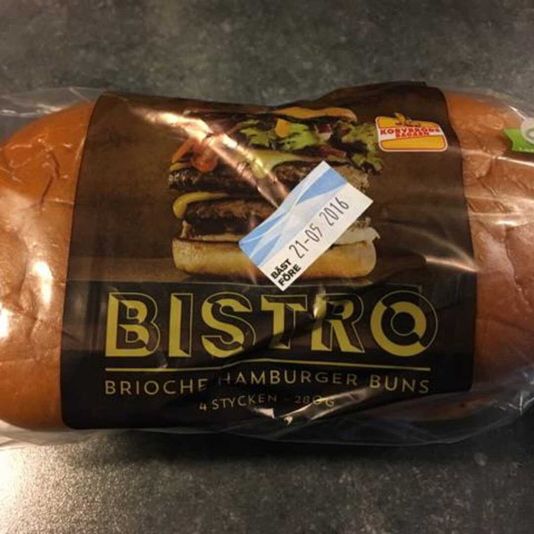 Korvbrödsbagarn Bistro Brioche Hamburger Buns