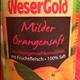Wesergold Milder Orangensaft