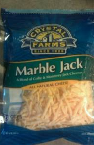Crystal Farms Finely Shredded Marble Jack Cheese