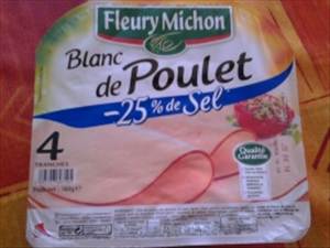 Fleury Michon Blanc de Poulet -25% de Sel (40g)