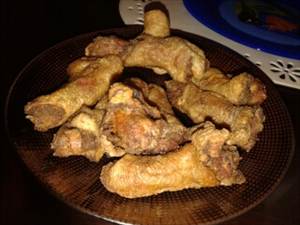 Chicken Neck Meat and Skin (Broilers or Fryers, Simmered, Cooked)