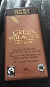 Green & Black's Organic Milk Chocolate with Chopped Roasted Almonds