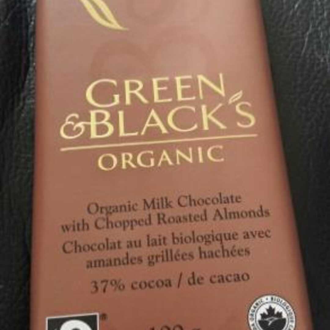 Green & Black's Organic Milk Chocolate with Chopped Roasted Almonds