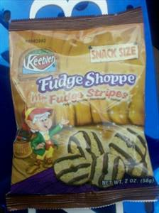 Keebler Fudge Shoppe Fudge Stripes Fudge Covered Shortbread Cookies