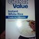 Great Value Instant Enriched Long Grain White Rice