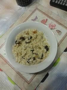 Oats Cereal with Raisins and Spice (Instant, Prepared with Water, Fortified)