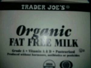 Trader Joe's Organic Fat Free Milk