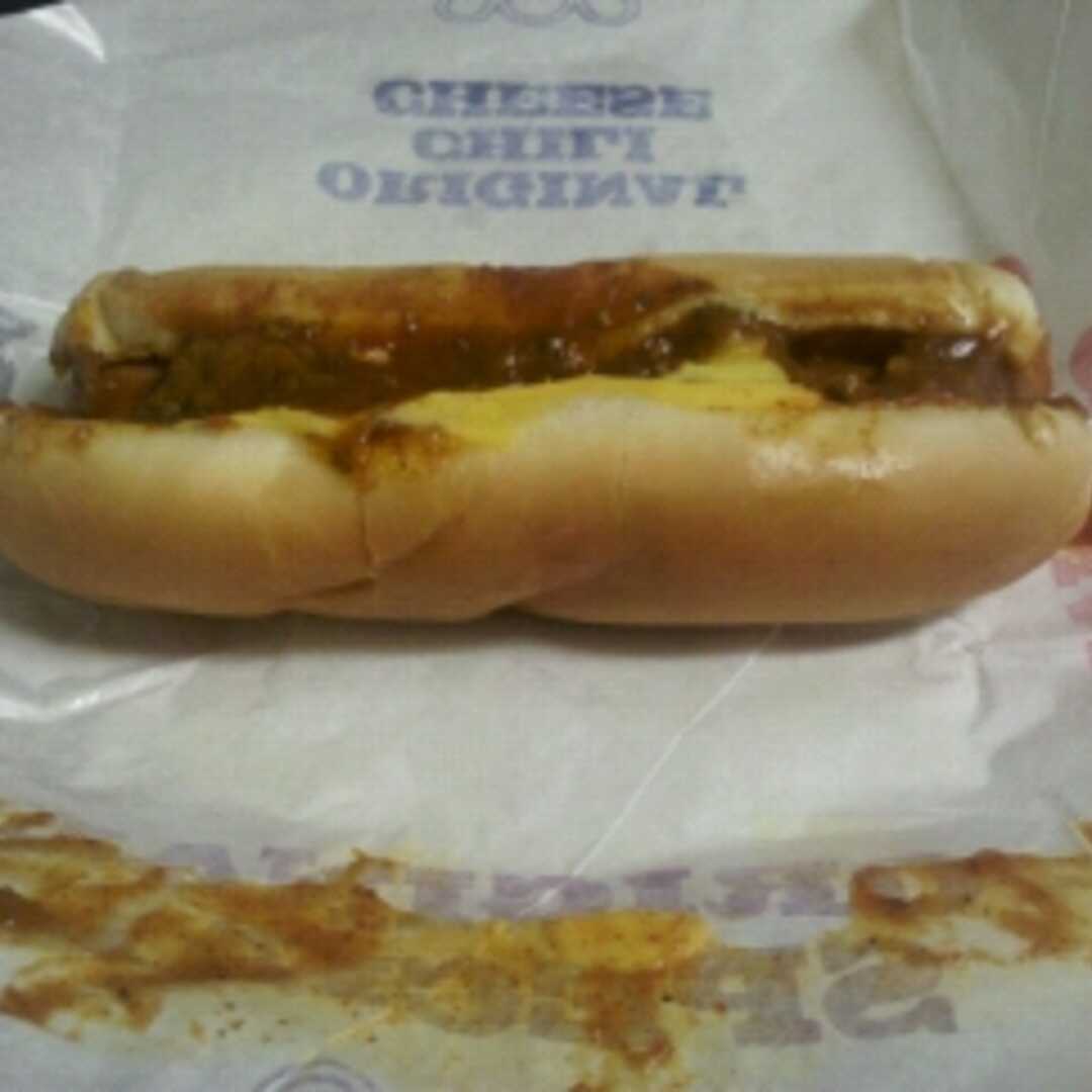 Wienerschnitzel Original Chili Cheese Dog on a Standard Bun