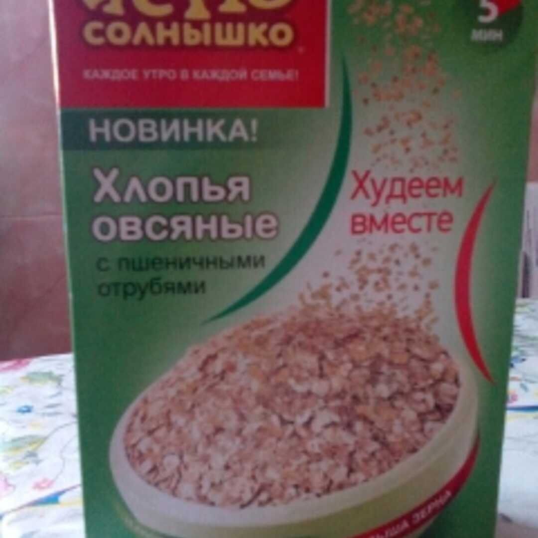 Ясно Солнышко Овсяная Каша с Пшеничными Отрубями